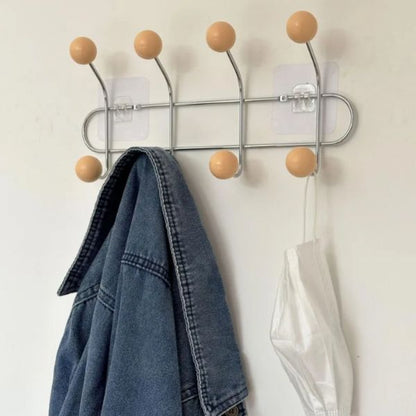 Porte manteau vintage boules abricot