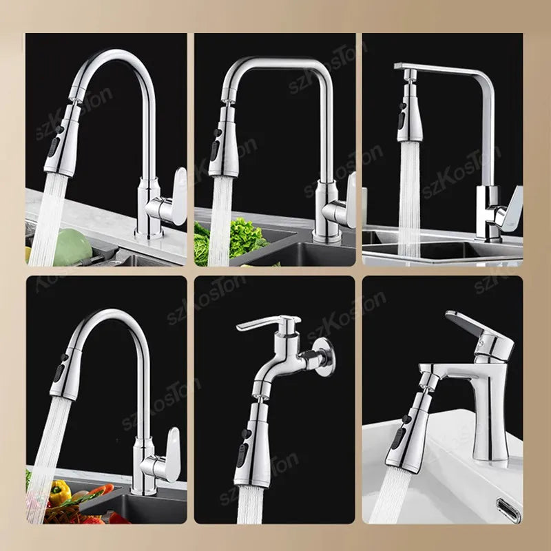 AquaFlex - Extension Rotative de Robinet en Laiton