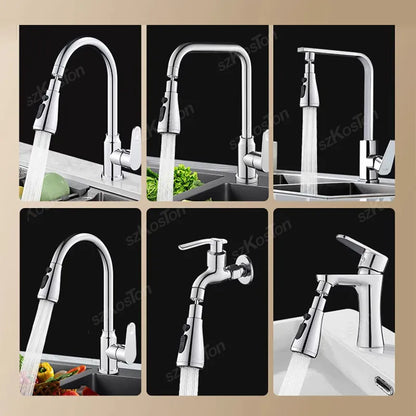 AquaFlex - Extension Rotative de Robinet en Laiton
