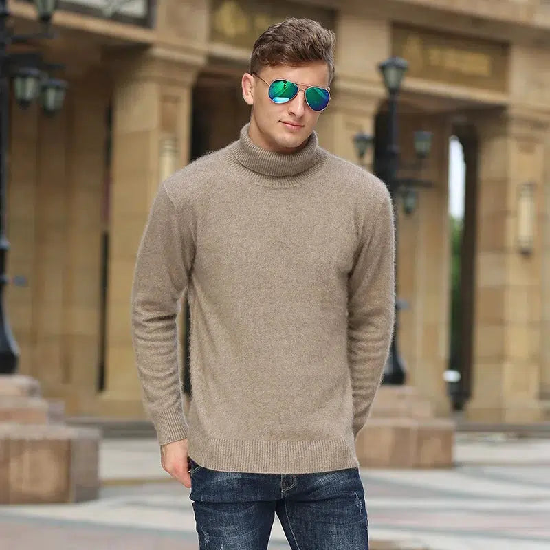 Pull cachemire beige
