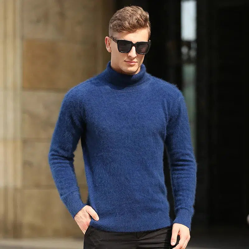 Pull cachemire bleu marine-Old Money