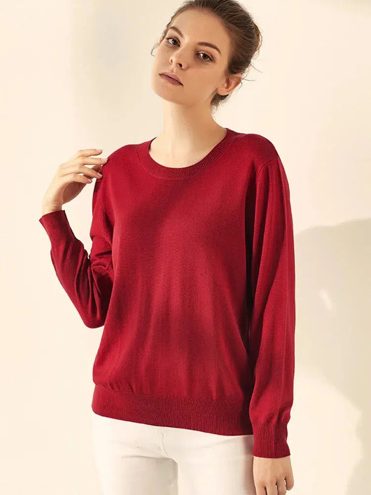 Pull cachemire soie