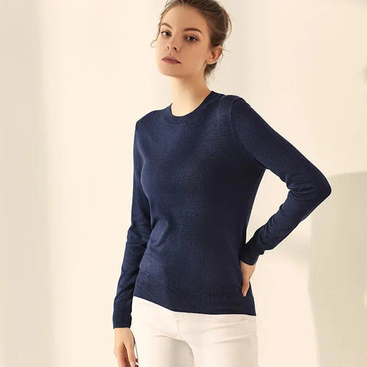 Pull cachemire soie