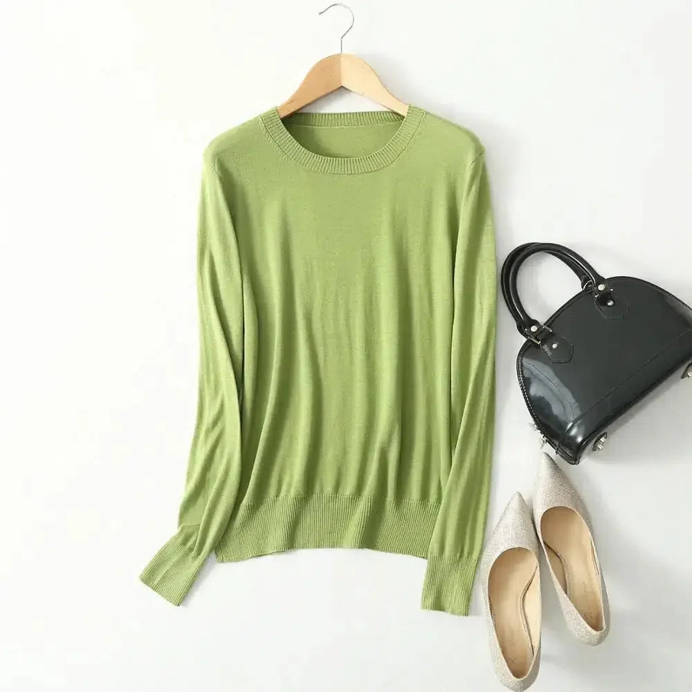 Pull cachemire soie-Old Money