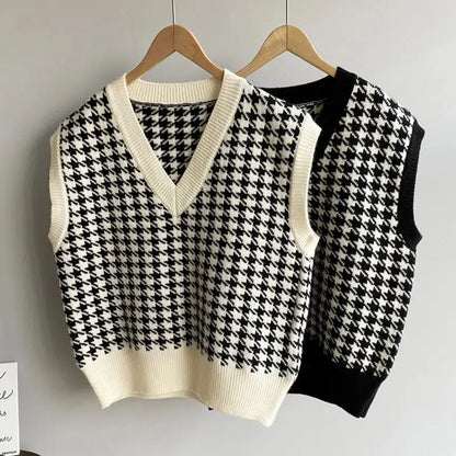 Pull sans manches vintage