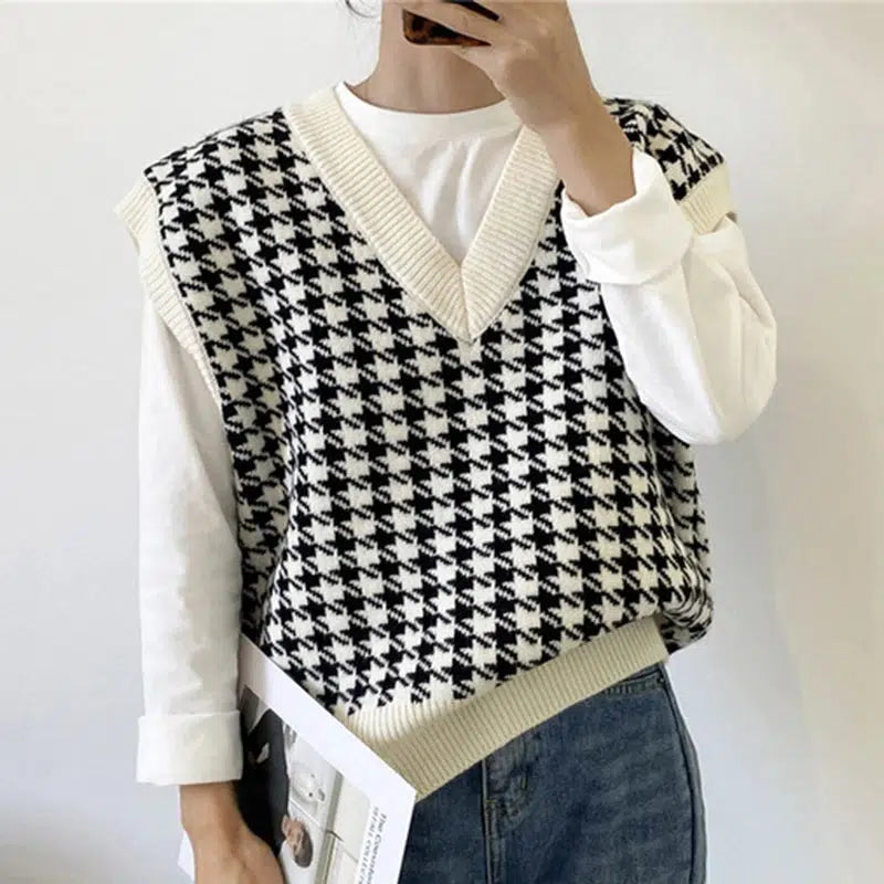Pull sans manches vintage-Old Money