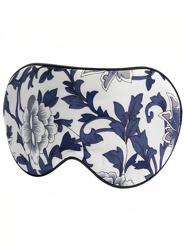 Masque de Sommeil Floral "Bleu"