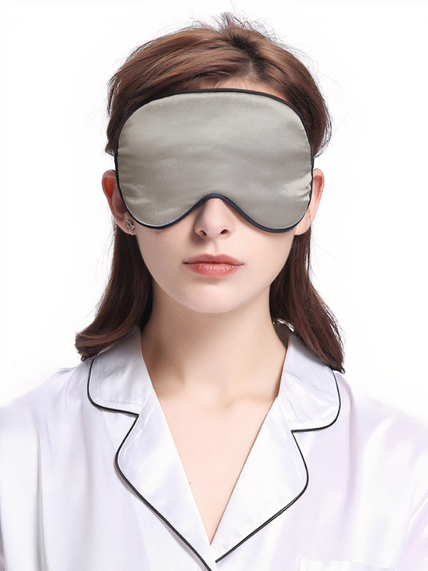 Masque de Sommeil en Soie "Gris"