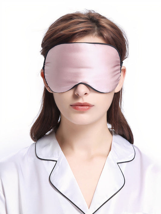 Masque de Sommeil en Soie "Rose"