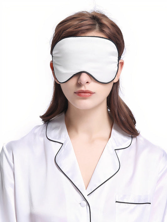 Masque de Sommeil en Soie "Blanc"