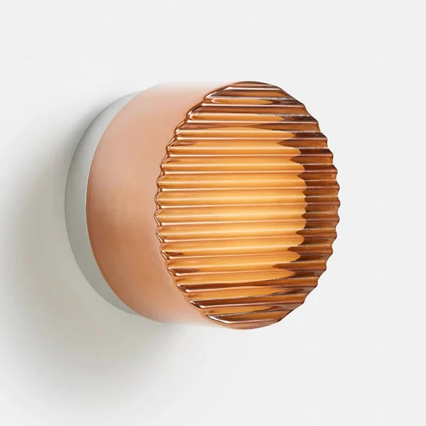 Applique Murale LED Moderne en Forme Ronde – Éclairage Doux avec Diffuseur en Verre Mylk pour Salon et Chambre