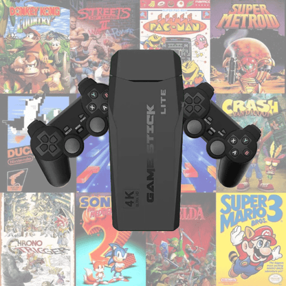 Console Retro Infinity – Plus de 15 000 Jeux Classiques, Connexion HDMI, Manettes Sans Fil Incluses