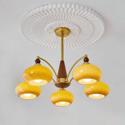 Chandelier Retro Melodica - Élégance Victoriienne et Artisanat Moderne