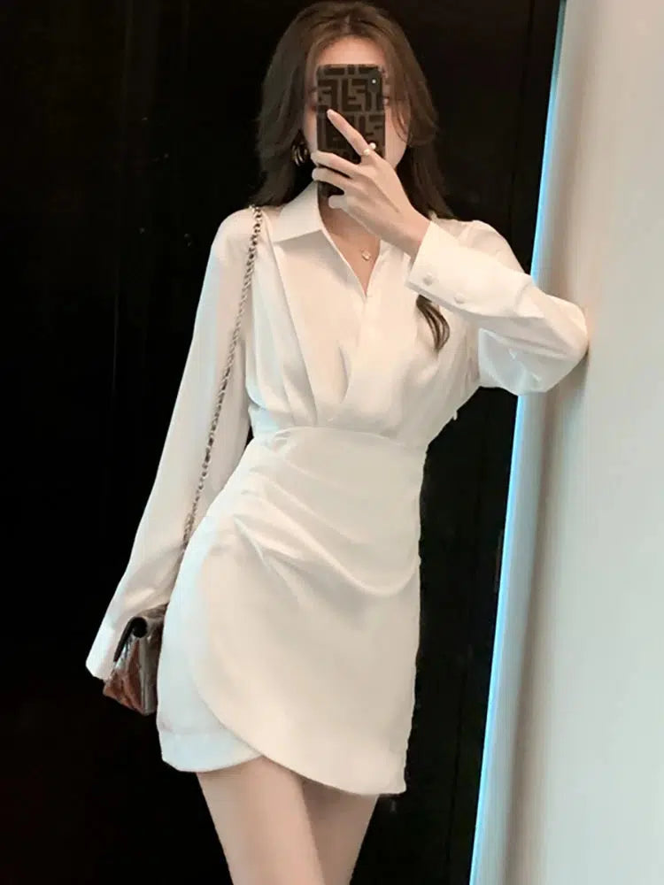 Robe chemise blanche