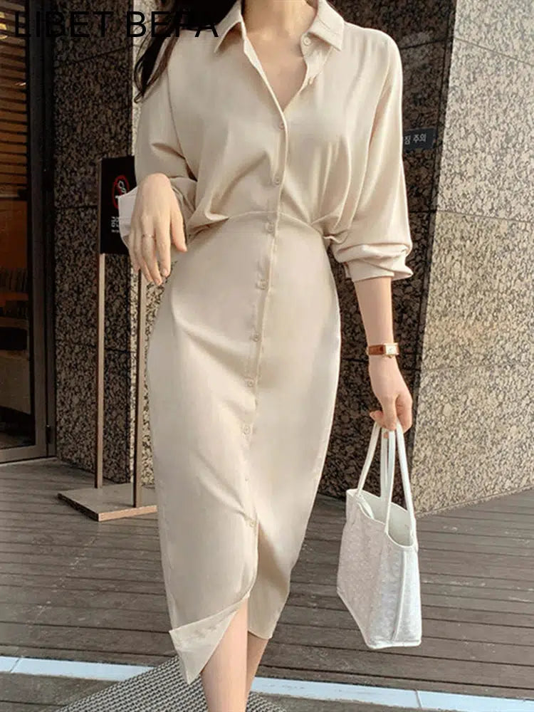 Robe chemise chic