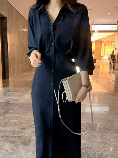 Robe chemise chic