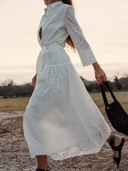 Robe chemise ete-Old Money