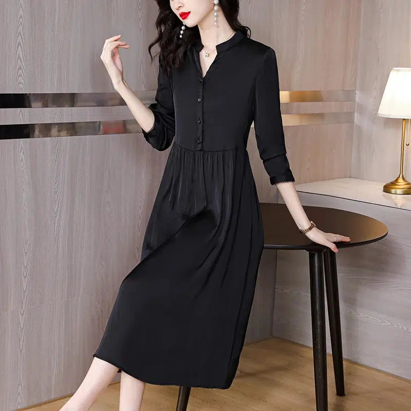 Robe chemise noir