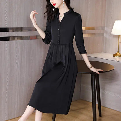 Robe chemise noir