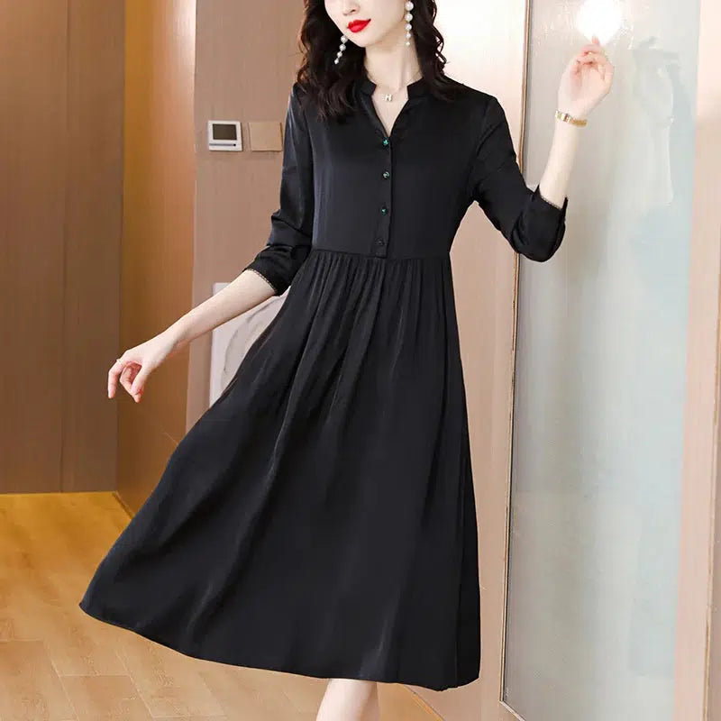 Robe chemise noir