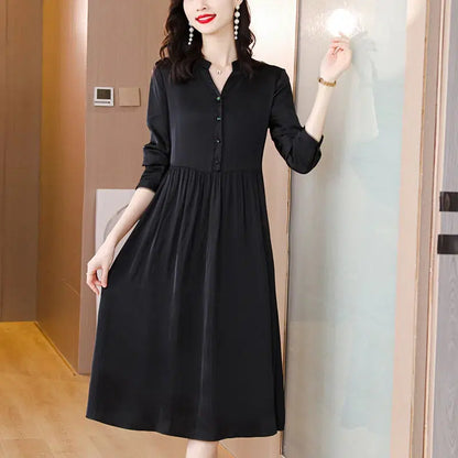 Robe chemise noir