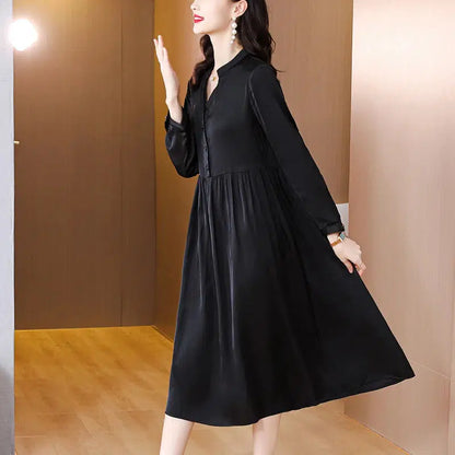 Robe chemise noir