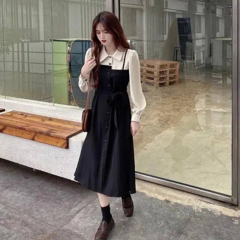 Robe polo mi longue