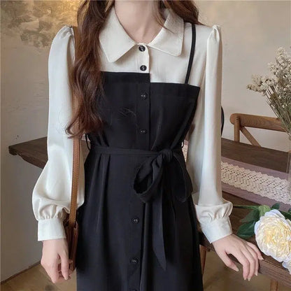 Robe polo mi longue-Old Money