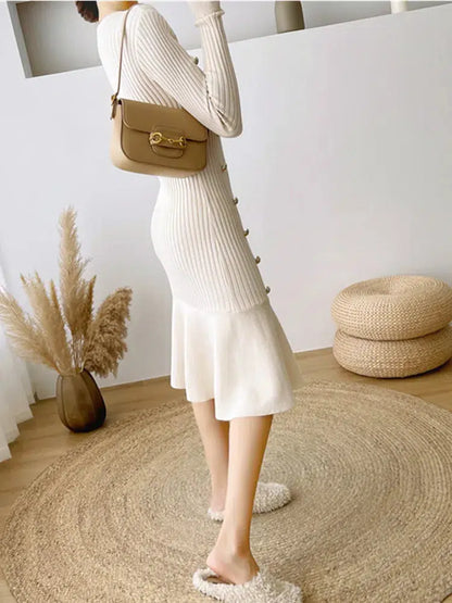 Robe tricot chic