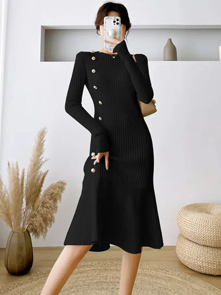 Robe tricot chic