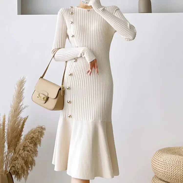 Robe tricot chic