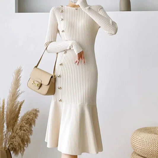 Robe tricot chic
