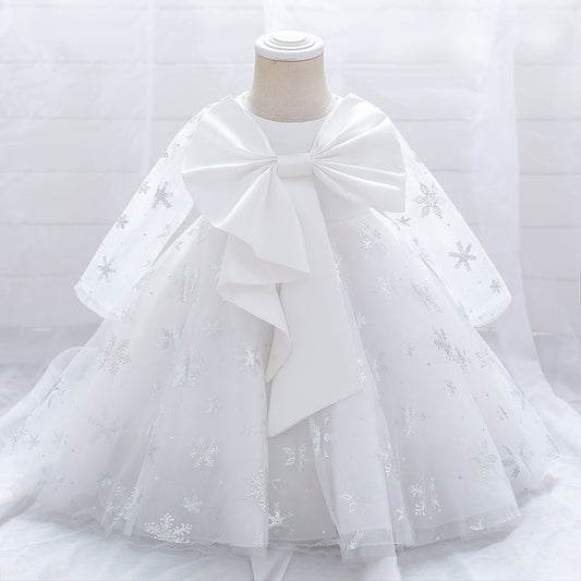 Robe Princesse Bébé Manches Longues