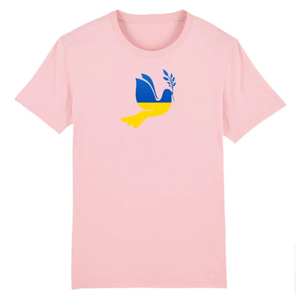 T shirt Unisex Ukraine Colombe de la Paix