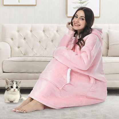 Sweat Plaid Femme Rose