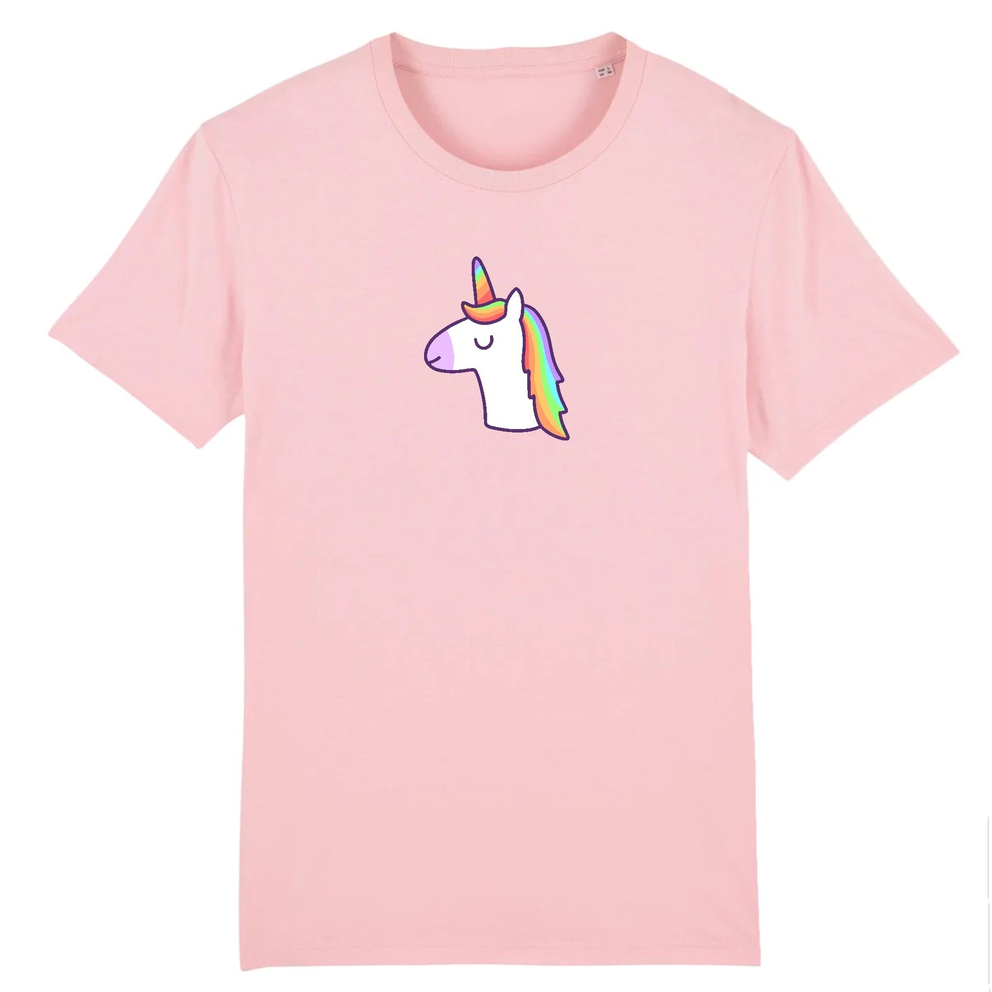 T shirt Unisex Licorne avec les yeux fermés