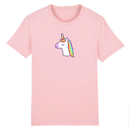 T shirt Unisex Licorne avec les yeux fermés