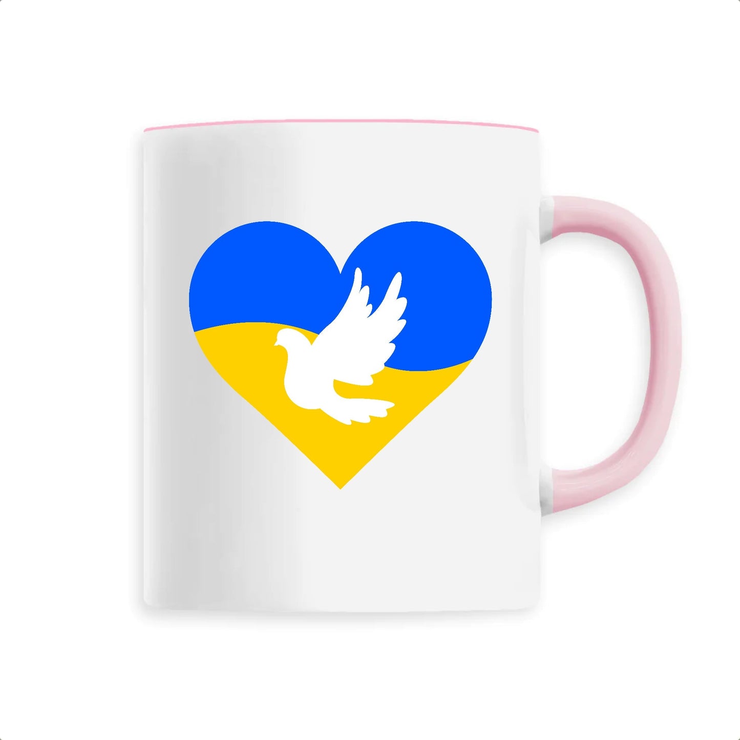 Mug Ukraine Coeur Colombe
