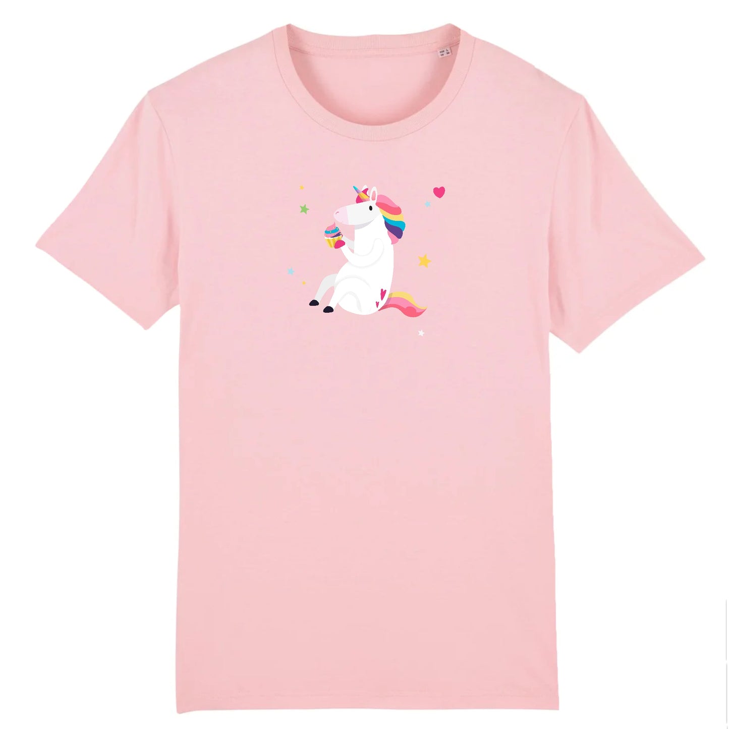 T shirt Unisex Licorne avec cupcake