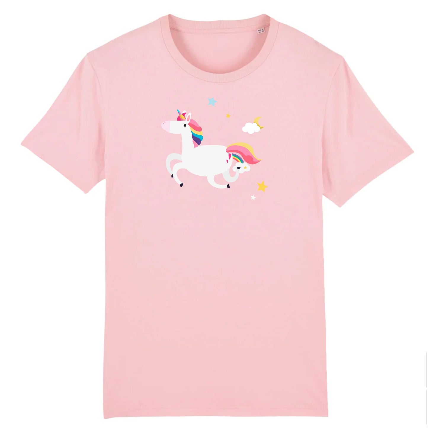 T shirt Unisex Licorne et étoiles
