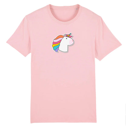 T shirt Unisex Licorne visage