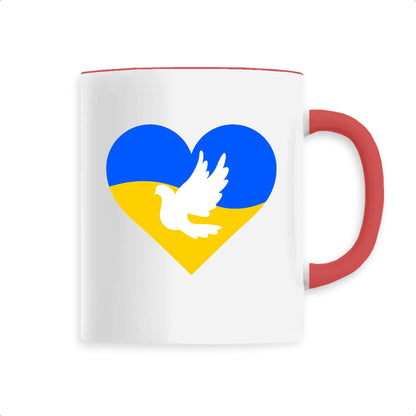 Mug Ukraine Coeur Colombe