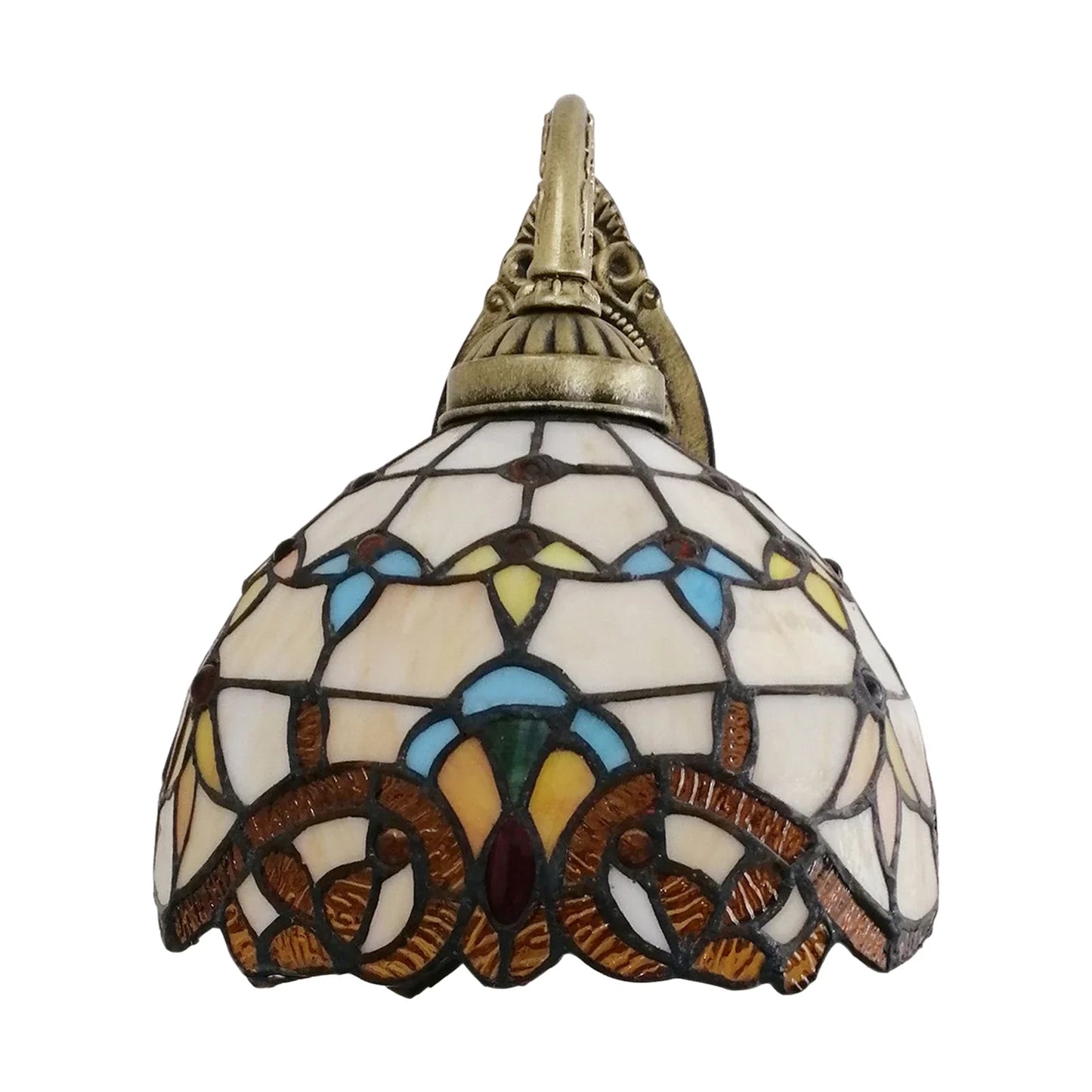 Lampe de chevet Murale Tiffany en Verre Teinté