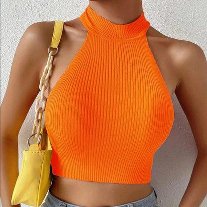 Crop top orange