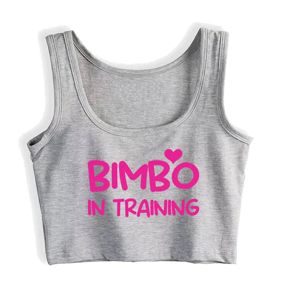 Bimbo femme crop top