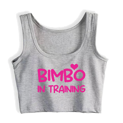 Bimbo femme crop top