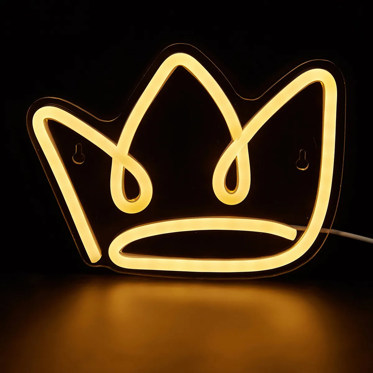 Lampe de chevet LED USB Néon Couronne