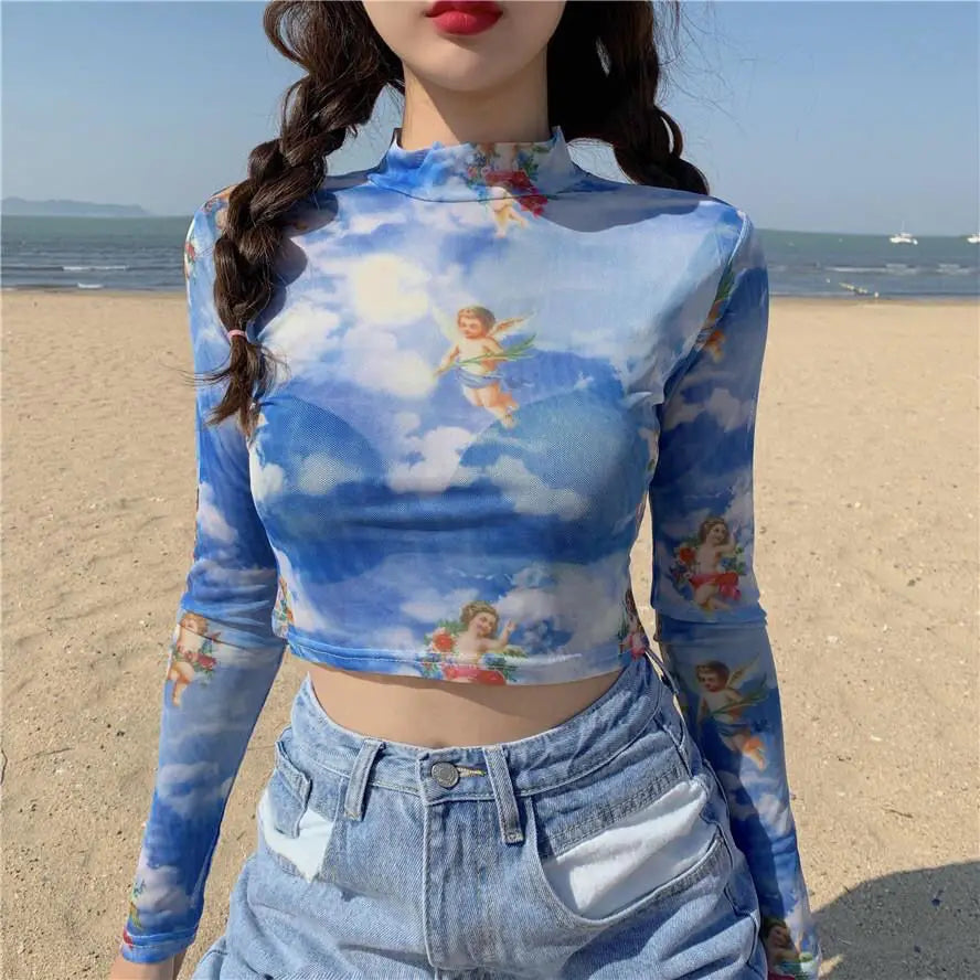 Crop top angel