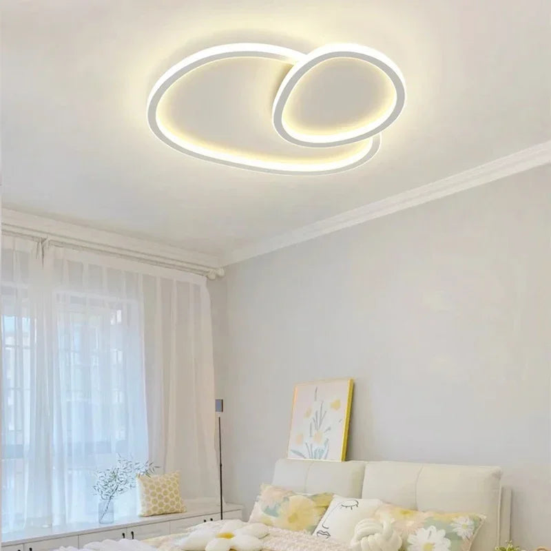 Plafonnier Rond Blanc