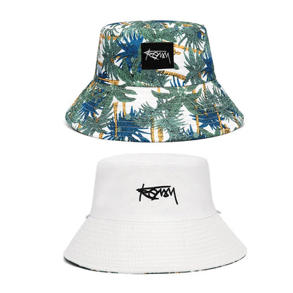 Bob Réversible – Double Face Tropicale Ou Unie